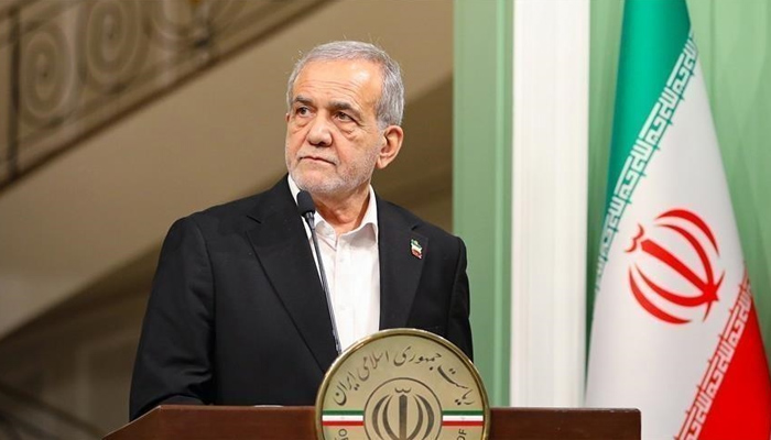 Iran's President Masoud Al-Madiqian