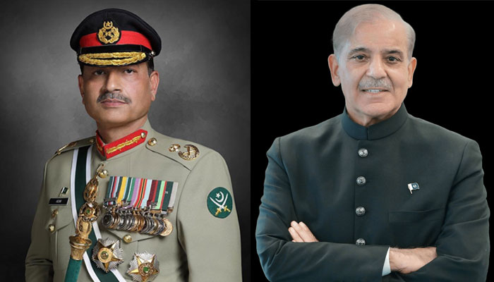 Shahbaz Sharif and Asim Munir