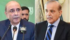 President Asif Ali Zardari and Prime Minister Shehbaz Sharif